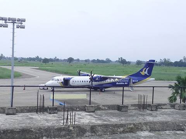 Buddha Air aircraft suffers bird hit at Nepalgunj Airport